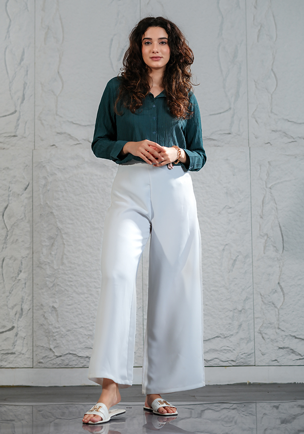 FRANCA FRONT TIE UP BLOUSE